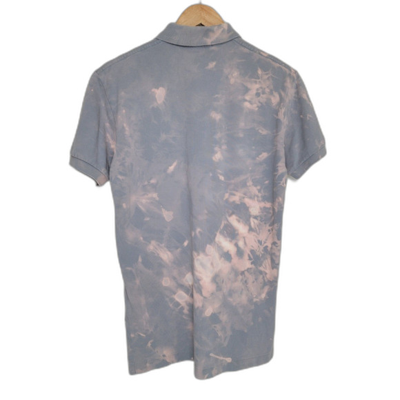 Ralph Lauren Grey & Pink Polo Shirt - Small - Picture 2 of 6